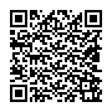 Codice QR per il numero di telefono +19802561299