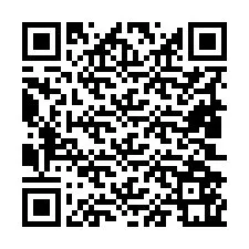 QR-koodi puhelinnumerolle +19802561367