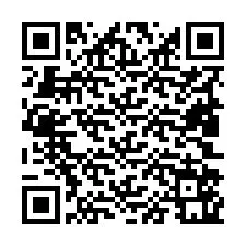 QR Code pour le numéro de téléphone +19802561427