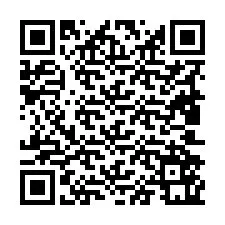 電話番号のQRコード +19802561682