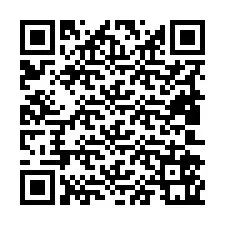 QR Code pour le numéro de téléphone +19802561813