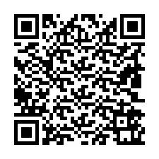 QR код за телефонен номер +19802561825