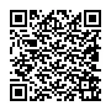 QR-koodi puhelinnumerolle +19802561998