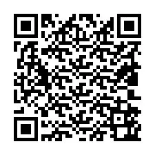 QR код за телефонен номер +19802562009