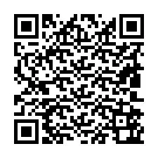 Código QR para número de teléfono +19802562015