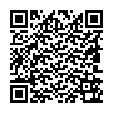 QR код за телефонен номер +19802562018