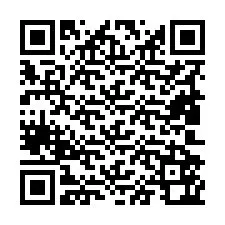 QR Code pour le numéro de téléphone +19802562217