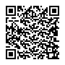 Código QR para número de telefone +19802562252