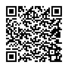 Codice QR per il numero di telefono +19802562289