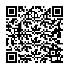 Código QR para número de teléfono +19802562290