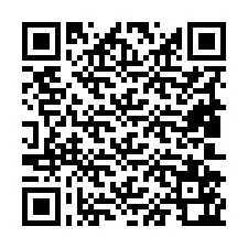 Código QR para número de teléfono +19802562517