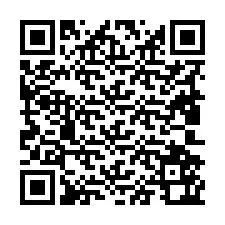 QR Code pour le numéro de téléphone +19802562702