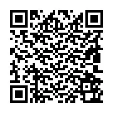 QR-koodi puhelinnumerolle +19802562705