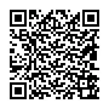 QR Code สำหรับหมายเลขโทรศัพท์ +19802562851