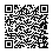 QR-koodi puhelinnumerolle +19802562875