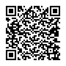 Código QR para número de teléfono +19802567183