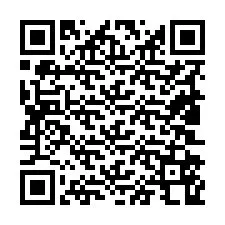 Código QR para número de telefone +19802568079