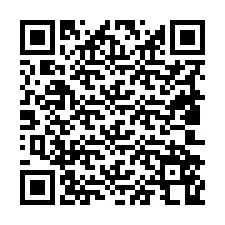 QR Code สำหรับหมายเลขโทรศัพท์ +19802568608