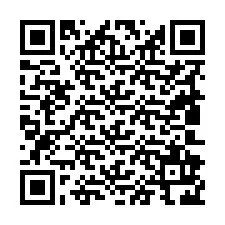 QR код за телефонен номер +19802926544