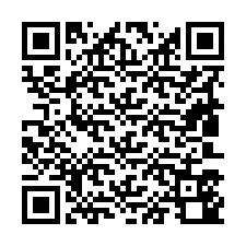 Código QR para número de telefone +19803540045