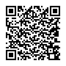 Código QR para número de telefone +19803540518