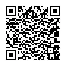 QR Code pour le numéro de téléphone +19803541001