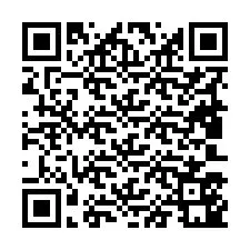 Código QR para número de telefone +19803541112