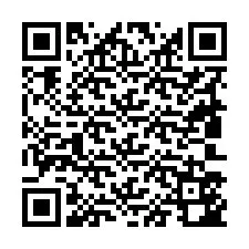 QR Code pour le numéro de téléphone +19803542204