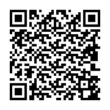 QR-koodi puhelinnumerolle +19803542206