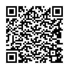 Código QR para número de telefone +19803542282