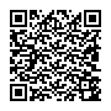 Código QR para número de teléfono +19803542334