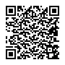 Código QR para número de telefone +19803542457