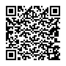 Código QR para número de telefone +19803543115