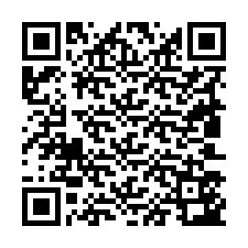 Código QR para número de telefone +19803543284