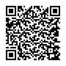 QR-code voor telefoonnummer +19803543298