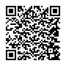 QR Code pour le numéro de téléphone +19803543779