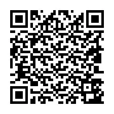 QR Code pour le numéro de téléphone +19803543958