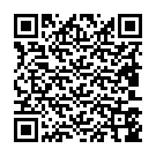 QR Code pour le numéro de téléphone +19803546012