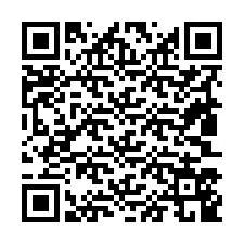 Código QR para número de telefone +19803549431