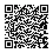 QR код за телефонен номер +19803654105