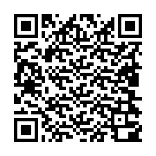 Código QR para número de teléfono +19804300036