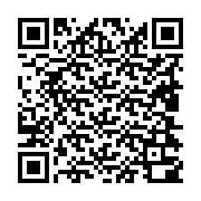 Código QR para número de teléfono +19804300062