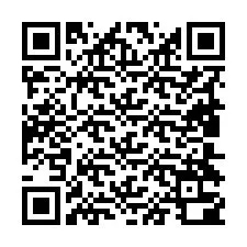 QR-koodi puhelinnumerolle +19804300646