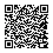 Telefon numarası için QR Kodu +19804300899