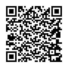 Código QR para número de telefone +19804301901