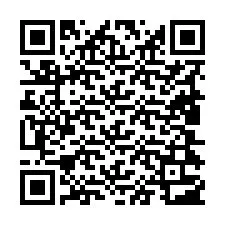 Código QR para número de telefone +19804303066