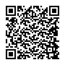 QR-koodi puhelinnumerolle +19804947256