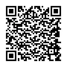 Codice QR per il numero di telefono +19804958988