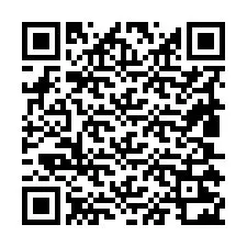 QR-koodi puhelinnumerolle +19805222061