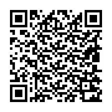 Código QR para número de teléfono +19805222215